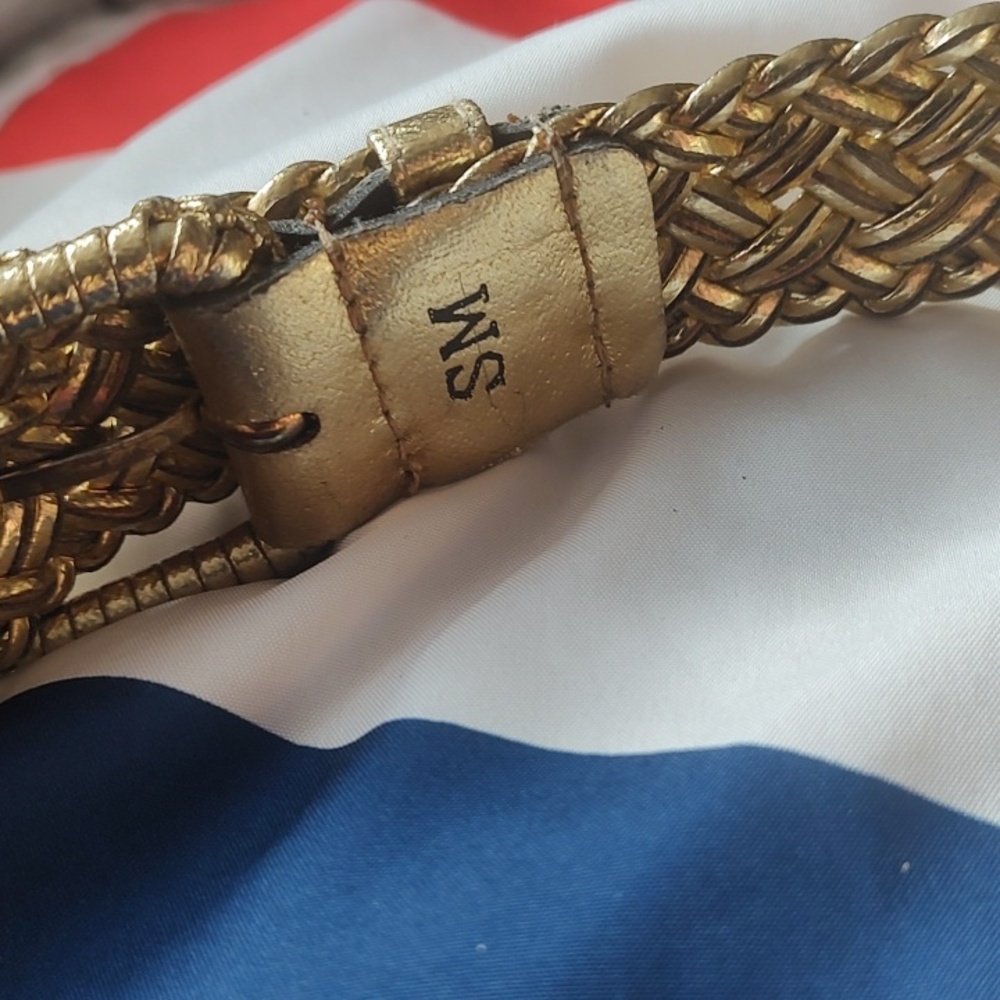Gold Woven Belt - Picture 7 of 8